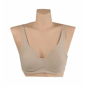 Barely Breezies Curve & Contour Microfiber Bra w/Patented UltimAir Lining Retail $41