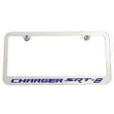 2007 Dodge Charger SRT8 Plum Crazy License Plate Frame by High-End Motorsports