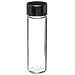 Wheaton Glass Vial in Lab File, with Phenolic Rubber Lined Cap Attached