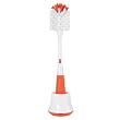 OXO Tot Bottle Brush with Nipple Cleaner and Stand, Orange