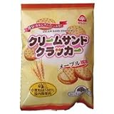 クリームサンドクラッカーメープル風味 105g 　　サンコー