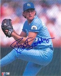 Bret Saberhagen (Kansas City Royals) autographed 8x10 Photo