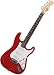 Eleca Double Cutaway S Style Electric Guitar - Red