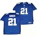 Tiki Barber New York / NY Giants Jersey (Blue w/ Stitched numbers & name) Size 50 - New