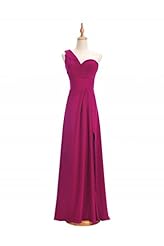 Sexy Chiffon One Shoulder Bridesmaid Dress/Prom Dress 