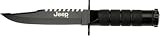 Jeep Knives Black 8 1/2-InchSurvival Knife