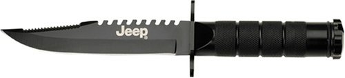 Jeep Knives Black 8 1/2-InchSurvival Knife