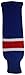 DoGree Hockey New York Knit Hockey Socks, Royal/White/Red, Youth/20-Inch