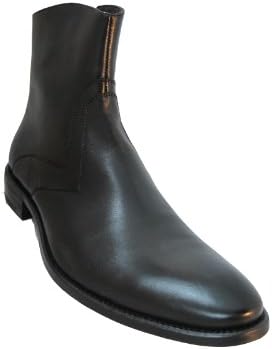 Morandi Men's 4086 Italian Leather Dressy Boots Size 41