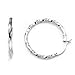 MBLife 925 Sterling Silver Medium Stunning Twisted Hoop Earrings (Diameter 1.2