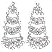 Sterling Silver Filigree Tiered Chandelier Earrings 47mm