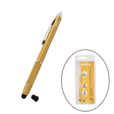 Universal iClooly Alumi Pen Plus 3 Way Stylus, Gold
