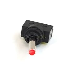 Phobya Kippschalter - LED rot - 1-polig AN/AUS schwarz (3pin)