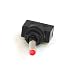 Phobya Kippschalter - LED rot - 1-polig AN/AUS schwarz (3pin)
