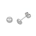 Boucles d'oreille - 1.58.070G - Femme - Or blanc (9 cts) 0.7 Gr - Diamant