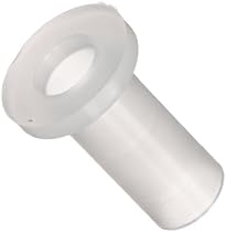 Nylon 6/6 Screw Insulator Off-White #6 x 0.14 ID x 3/8" Length (Pack of 100)