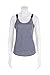 686107-066 WOMEN ELASTIKA KEYHOLE TANK VNR NIKE COOL GREY/HTR/BLACK