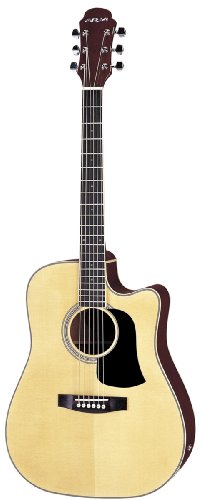Aria AW-35CE Acoustic Cutaway Guitar with Electronics