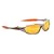 RayZor Professional Lightweight Silver UV400 Sports Wrap Golf Sunglasses, With an Amber / Orange Iridium Revo Mirrored Anti-Glare Lens