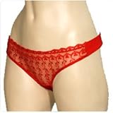 Mopas Sexy Sheer Lace Lowrise G string Thong Panty