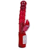 Doc Johnson Lucid Dream 32 Squirmy Vibrator, Red