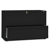 HON COMPANY / HON792LP / 700 Series Two-Drawer Lateral File, 42w x 19-1/4d, Black / Sold as 1 EA