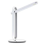 Bulbrite LED/SWYVEL/W Swyvel LED Desk Lamp with Dimmer and USB Charger, White