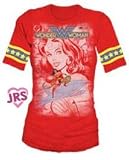 Bioworld Juniors Wonder Woman Hockey T-shirt (M/Red)