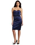 Jessica Simpson Womens Strapless Stretch Satin Dress