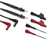 Fluke TL80A Basic Test Lead Set, Silicone, 600V, 1m OAL