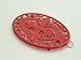 Stow 3852 Cast Iron Oval Trivet Red