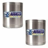 NBA New Orleans Hornets Two Piece Stainless Steel Can Holder Set
