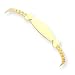 14k 2mm Diamond Cut Heart ID AdjuStable Baby Bangle