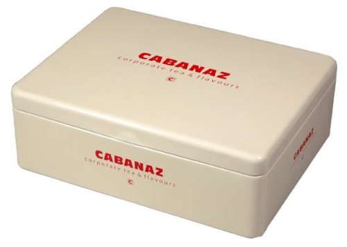 1002550 --- Cabanaz Retro Teebox Farbe vanille,tea-Box