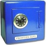 Frontier Safe - Steel Safe with Combination Lock and Coin Slot (Blue,Black or Red)