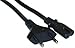 European Power Cord for NoteBook, Non-Polarized, 6 ft