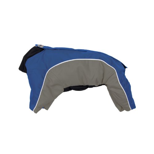 Wolters Cat&Dog 47050 Hundemantel Rainy Days Long Sleeve 46 cm, blau/grau