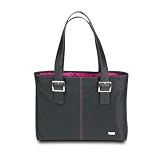 Solo 15- Inch Laptop Tote (Black/Magenta)
