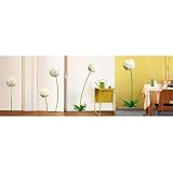 Primavera White Flower Sticker Decoration - repositionable