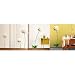 Primavera White Flower Sticker Decoration - repositionable
