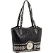 Nocona Blazin Roxx Faux Croc Bag Handbags - Black