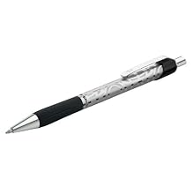 Paper Mate Design Retractable Medium Point Pens, 2 Arc Design Black Ink Pens