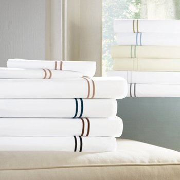 GRANDE HOTEL - FULL/QUEEN DUVET COVER 88x92, White/Blue