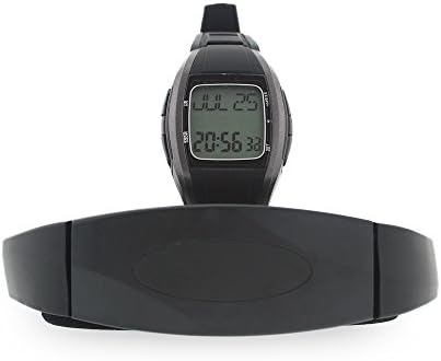 Toprime® Fitness Tracker Watch Chest Strap Heart Rate Monitor Fashion Sports,Black