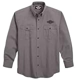 Harley-Davidson® Men's Long Sleeve Woven Shirt. Embroidery. 99053-09VM