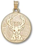 Milwaukee Bucks Basketball 3/4" Sterling Silver Charm/Pendant