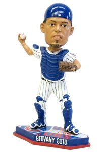 Chicago Cubs Geovany Soto Forever Collectibles Plate Base Bobble Head