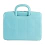 Baekgaard New Leather Powerbook Laptop Bag Sleeve Carry Tote - Designed by Vera Bradley - Caribbean Blue