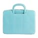 Baekgaard New Leather Powerbook Laptop Sleeve Carry Tote - Designed by Vera Bradley - Caribbean Blue