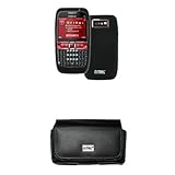 EMPIRE Black Leather Case Pouch with Belt Clip and Belt Loops + Black Silic ....